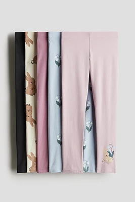 5-pack Cotton Leggings