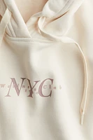 Text-Motif Hoodie