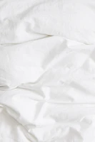 Linen-blend Twin Duvet Cover Set