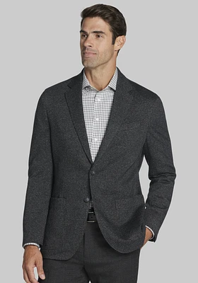 Traveler Collection Tailored Fit Plaid Knit Sportcoat