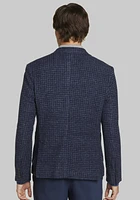 Traveler Collection Tailored Fit Houndstooth Knit Sportcoat - Big & Tall CLEARANCE