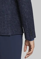 Traveler Collection Tailored Fit Houndstooth Knit Sportcoat - Big & Tall CLEARANCE