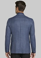 Reserve Collection Tailored Fit Herringbone Sportcoat Big & Tall CLEARANCE