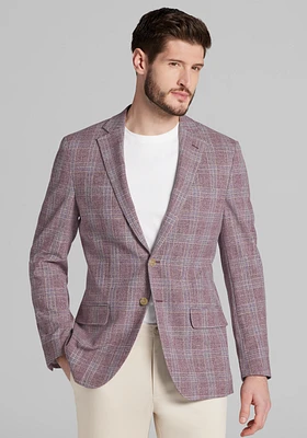 Jos. A. Bank Slim Fit Plaid Comfort Stretch Sportcoat