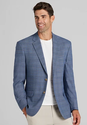 Jos. A. Bank Comfort Stretch Traditional Fit Plaid Sportcoat