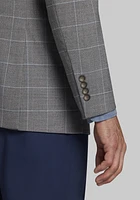 Traveler Collection Tailored Fit Windowpane Sportcoat CLEARANCE