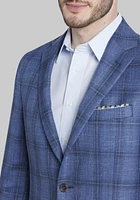 Reserve Collection Tailored Fit Windowpane Sportcoat - Big & Tall CLEARANCE