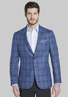 Reserve Collection Tailored Fit Windowpane Sportcoat - Big & Tall CLEARANCE