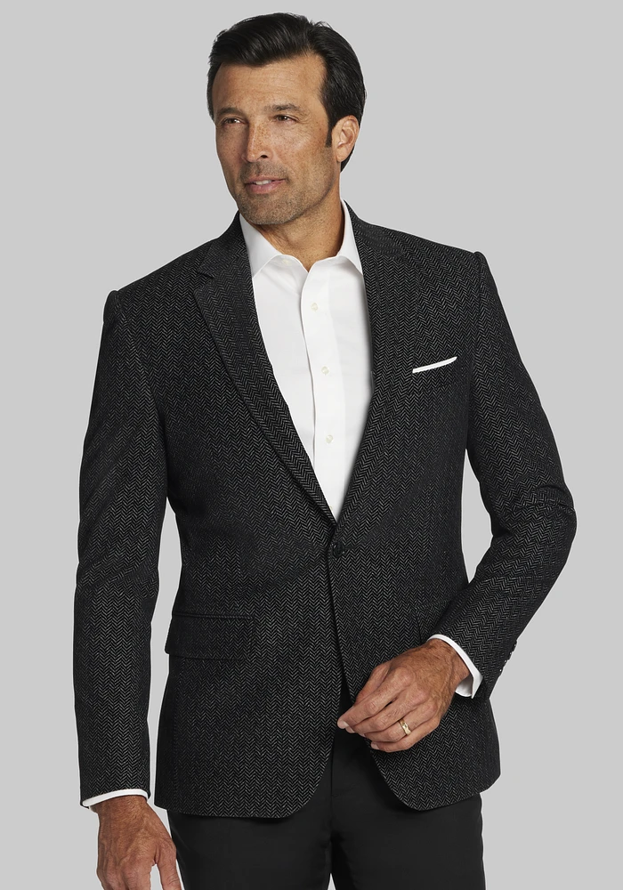 Reserve Collection Slim Fit Chevron Dinner Jacket CLEARANCE