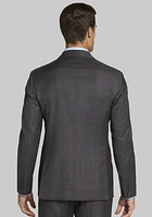 Reserve Collection Tailored Fit Plaid Suit - Big & Tall CLEARANCE