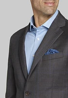 Reserve Collection Tailored Fit Plaid Suit - Big & Tall CLEARANCE