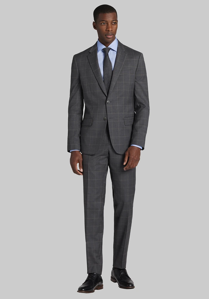 Jos. A. Bank Slim Fit Windowpane Suit