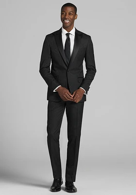 Jos. A Bank Slim Fit Black Palm Tuxedo Suit Separates Jacket
