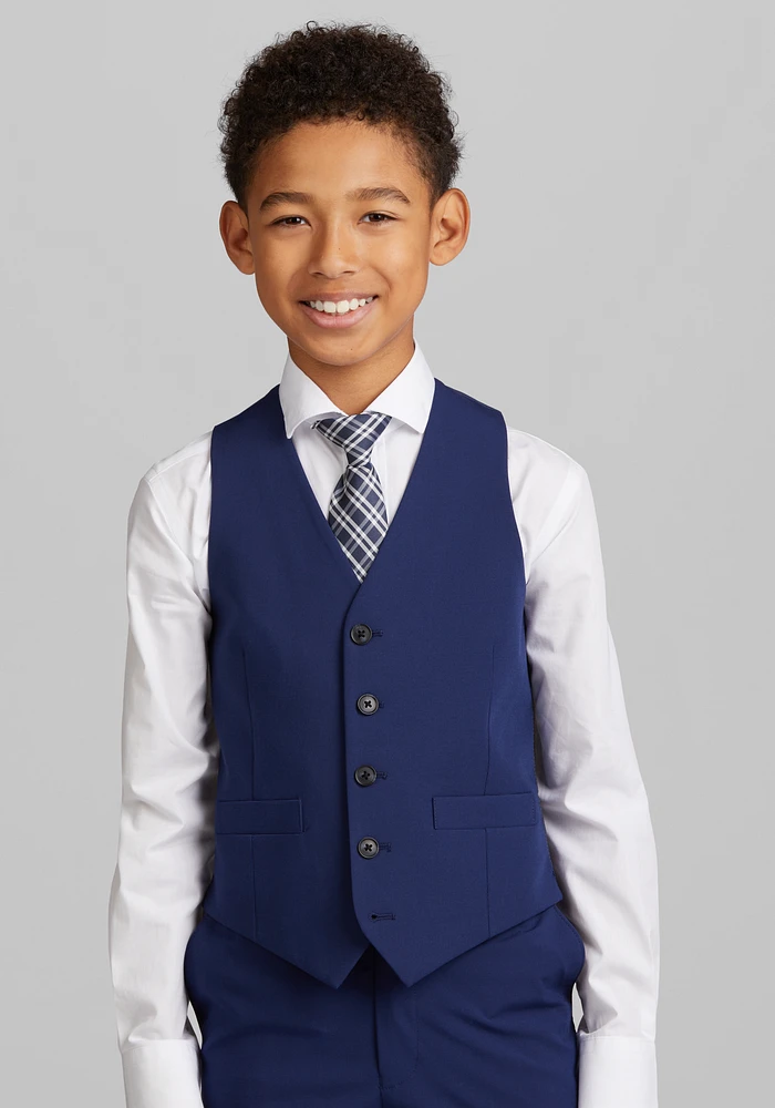 1905 Navy Collection Boys Solid Suit Separates Vest CLEARANCE