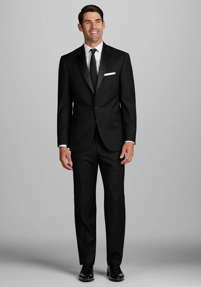 Jos. A. Bank Tailored Fit Wool Blend Tuxedo Suit Separate Jacket - Big & Tall