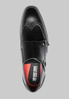 Stacy Adams Karson Wingtip Double Monk Straps