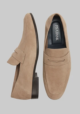 Jos. A. Bank Deconstructed Suede Penny Loafers CLEARANCE