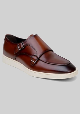 Belvedere Studio Marcio Double Buckle Monk Strap Shoes