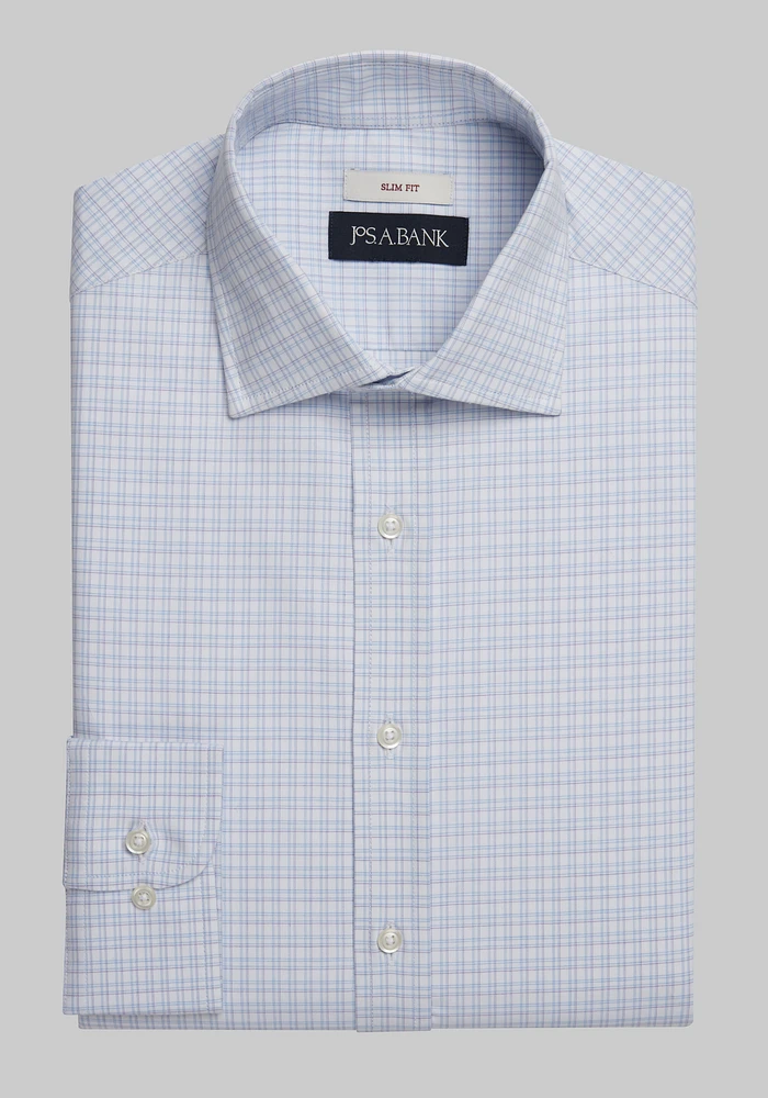 Jos. A. Bank Slim Fit Double Pane Check Dress Shirt CLEARANCE