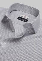 Traveler Collection Slim Fit Small Check Dress Shirt CLEARANCE