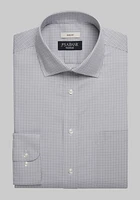 Traveler Collection Slim Fit Small Check Dress Shirt CLEARANCE