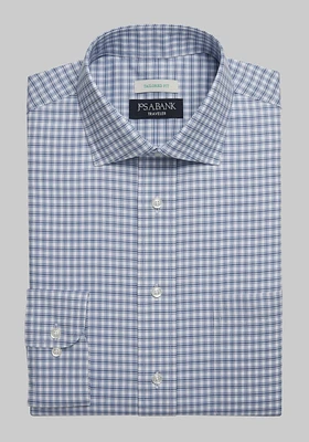 Traveler Collection Tailored Fit Small Check Dress Shirt CLEARANCE