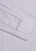 Traveler Collection Tailored Fit Small Grid Dress Shirt CLEARANCE