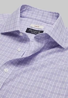 Traveler Collection Slim Fit Spread Collar Check Dress Shirt