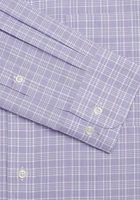 Traveler Collection Slim Fit Spread Collar Check Dress Shirt