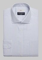 Traveler Collection Slim Fit Spread Collar Stripe Dress Shirt CLEARANCE