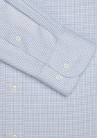 Traveler Collection Slim Fit Spread Collar Mini Check Dress Shirt CLEARANCE