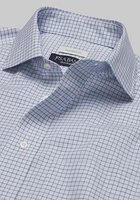 Traveler Collection Tailored Fit Spread Collar Check Dress Shirt