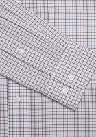 Traveler Collection Traditional Fit Button-Down Collar Grid Dress Shirt - Big & Tall CLEARANCE