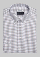 Traveler Collection Traditional Fit Button-Down Collar Grid Dress Shirt - Big & Tall CLEARANCE