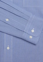 Jos. A. Bank Traditional Fit Button-Down Collar Mini Check Dress Shirt - Big & Tall CLEARANCE