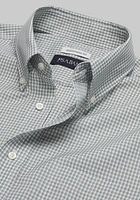 Jos. A. Bank Traditional Fit Button-Down Collar Mini Check Dress Shirt - Big & Tall