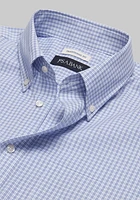 Jos. A. Bank Traditional Fit Button-Down Collar Double Check Dress Shirt - Big & Tall