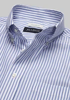 Jos. A. Bank Tailored Fit Button-Down Collar Bengal Stripe Dress Shirt CLEARANCE