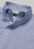 Jos. A. Bank Tailored Fit Button-Down Collar Mini Double Check Dress Shirt