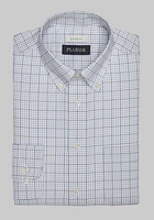 Jos. A. Bank Tailored Fit Button-Down Collar Double Grid Dress Shirt