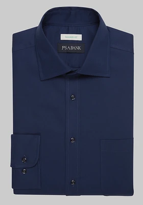 Jos. A. Bank Tailored Fit Solid Textured Dress Shirt