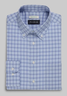 Jos. A. Bank Tailored Fit Plaid Dress Shirt