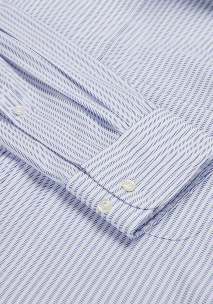 Jos. A. Bank Tailored Fit Spread Collar Stripe Dress Shirt Big & Tall