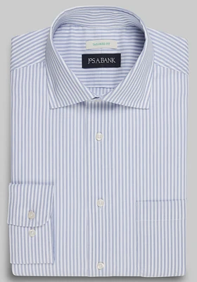 Jos. A. Bank Tailored Fit Spread Collar Stripe Dress Shirt Big & Tall