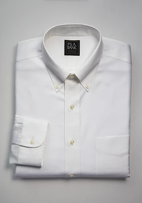 Traveler Collection Tailored Fit Button-Down Collar Dress Shirt