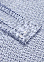 Traveler Collection Slim Fit Spread Collar Plaid Dress Shirt