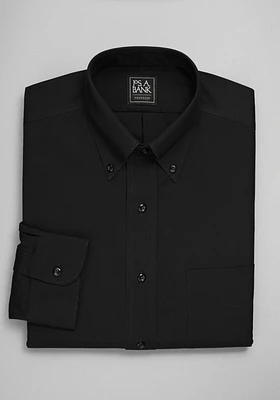 Traveler Collection Traditional Fit Button-Down Collar Dress Shirt