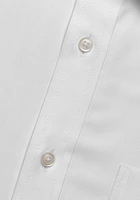 Traveler Collection Slim Fit Point Collar Solid Dress Shirt