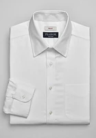 Traveler Collection Slim Fit Point Collar Solid Dress Shirt