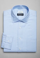 Traveler Collection Tailored Fit Spread Collar Honeycomb Texture Dress Shirt